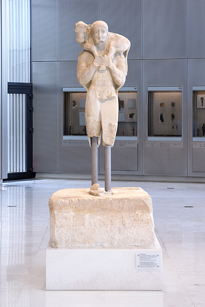 Acropolis Museum The Moschophoros 211L5972 low Photography Giorgos Vitsaropoulos